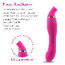    &  "Goddess Sucker Vibrator" Rose Red 