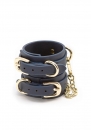   premium blue "Bondage Couture Wrist Cuff" 