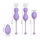  Set 3pcs Kegel Balls   & Remote Control "Heidi" 