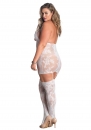  Leg Avenue Strappy suspender bodystocking White XL 