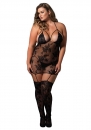  Leg Avenue Strappy suspender bodystocking Black XL 