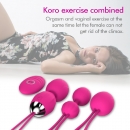  Set 3pcs Kegel Balls   & Remote Control "Cherish" 