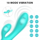  Liquid Silicone 10 Mode Rabbit Vibrator "Havana" 