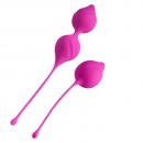  Set 2pcs Kegel Balls Silicone Rose Red 