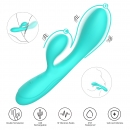  Liquid Silicone 10 Mode Rabbit Vibrator "Havana" 